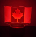 Canada Flag Acrylic Nightlight Kit