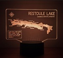 Restoule Lake Acrylic Nightlight Kit