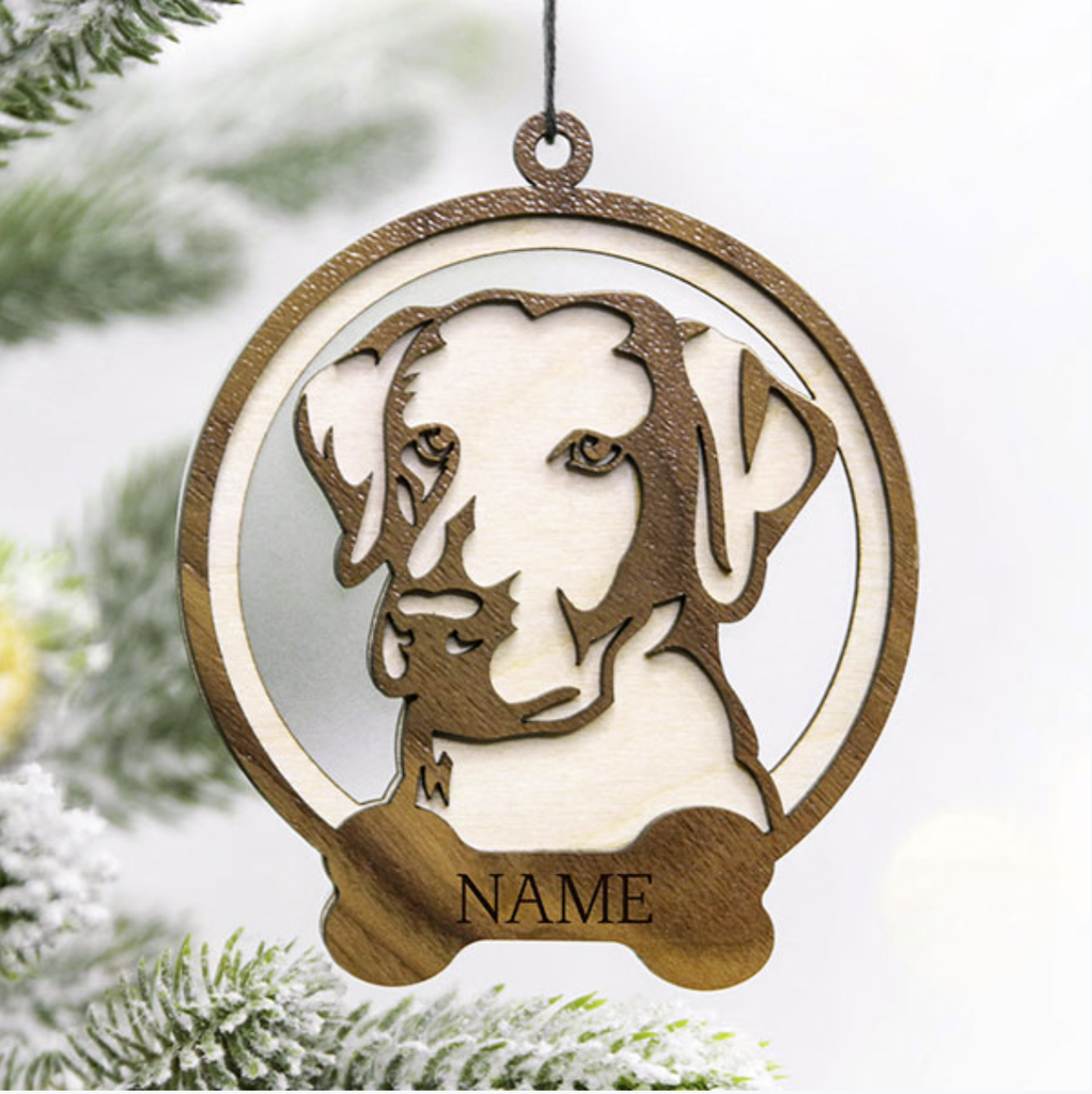 Personalized Labrador Retriever Ornament