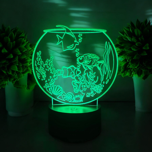 Fish Bowl Acrylic Nightlight Kit