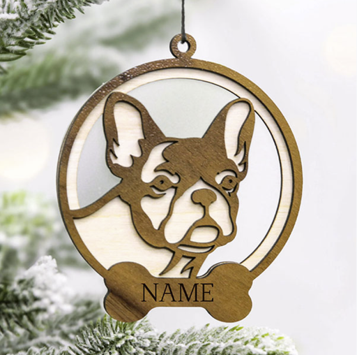 Personalized French Bulldog Ornament