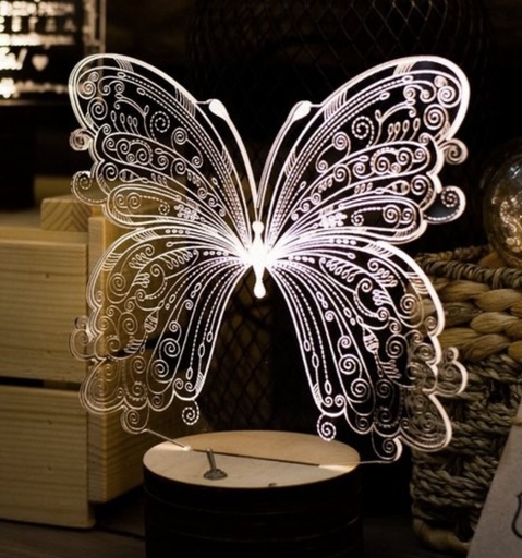 [BTFLY-ACR-KIT] Butterfly Acrylic Nightlight Kit