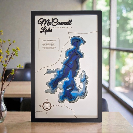 McConnell Lake Bathymetric Portrait