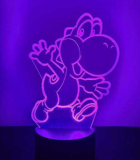 [YSHI-ACR-KIT] Yoshi Acrylic Nightlight Kit