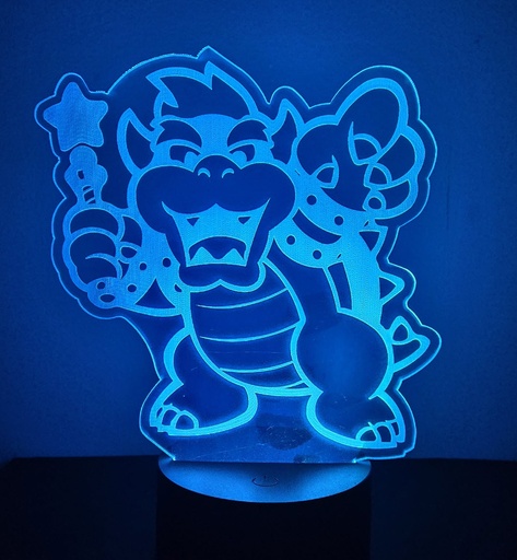 [BWSR-ACR-KIT] Bowser Acrylic Nightlight Kit